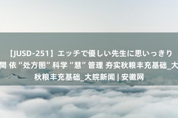 【JUSD-251】エッチで優しい先生に思いっきり甘えまくり4時間 依“处方图”科学“慧”管理 夯实秋粮丰充基础_大皖新闻 | 安徽网