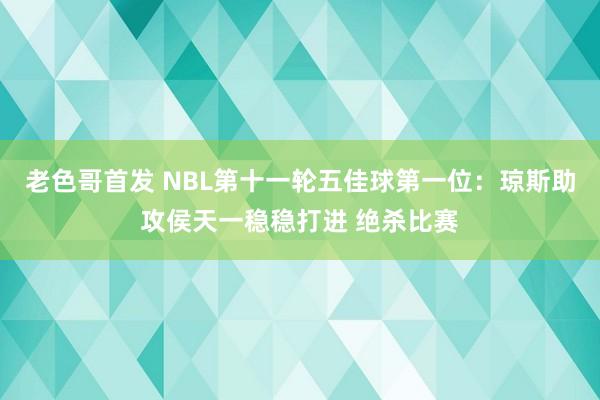 老色哥首发 NBL第十一轮五佳球第一位：琼斯助攻侯天一稳稳打进 绝杀比赛