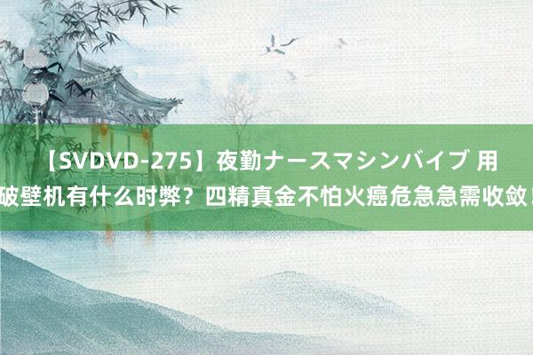 【SVDVD-275】夜勤ナースマシンバイブ 用破壁机有什么时弊？四精真金不怕火癌危急急需收敛！