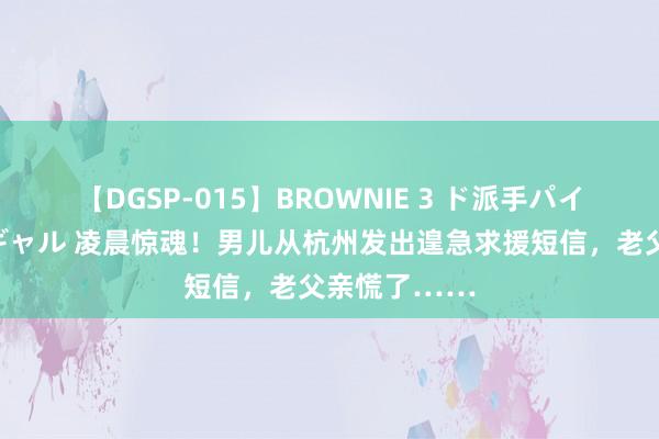 【DGSP-015】BROWNIE 3 ド派手パイパン強め黒ギャル 凌晨惊魂！男儿从杭州发出遑急求援短信，老父亲慌了……