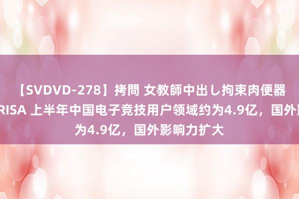 【SVDVD-278】拷問 女教師中出し拘束肉便器 仁科百華 RISA 上半年中国电子竞技用户领域约为4.9亿，国外影响力扩大