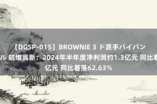 【DGSP-015】BROWNIE 3 ド派手パイパン強め黒ギャル 皖维高新：2024年半年度净利润约1.3亿元 同比着落62.63%