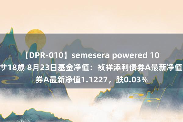 【DPR-010】semesera powered 10 ギャル女痴校生 リサ18歳 8月23日基金净值：祯祥添利债券A最新净值1.1227，跌0.03%