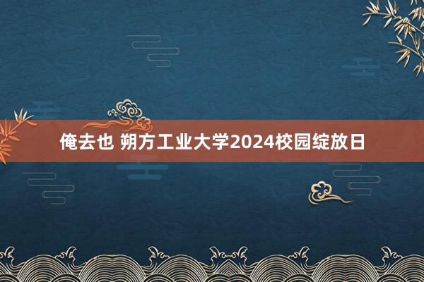 俺去也 朔方工业大学2024校园绽放日